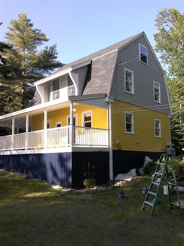 After a completed exterior painting project in the  area