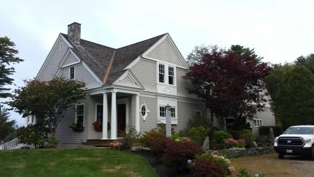 A recent exterior painting service job in the  area